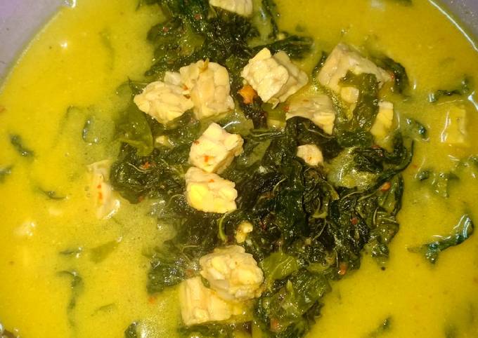 Cara Buat Sayur daun singkong kuah santan Istimewa