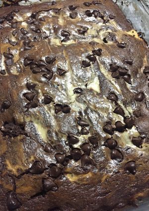 Una foto de Brownie cheesecake