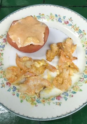 Una foto de Camarones 🍤 con mayonesa de chipotle