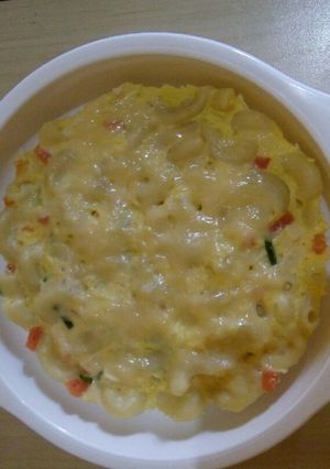 Foto resep Macaroni telur MPASI cemilan 15 month