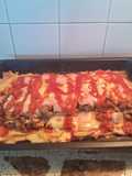 Lasaña de fiambre y carne