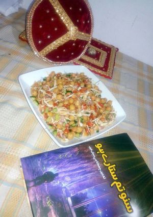 A picture of Chana chaat.