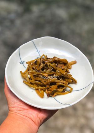 Hình của món Dưa môn xào.
