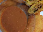 A picture of mutton samosa