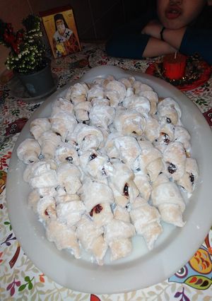 O poză a rețetei Cornulețe de post.