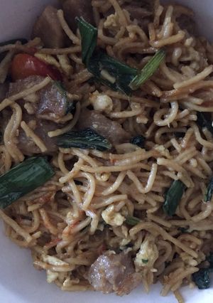 Foto resep Mie goreng bakso