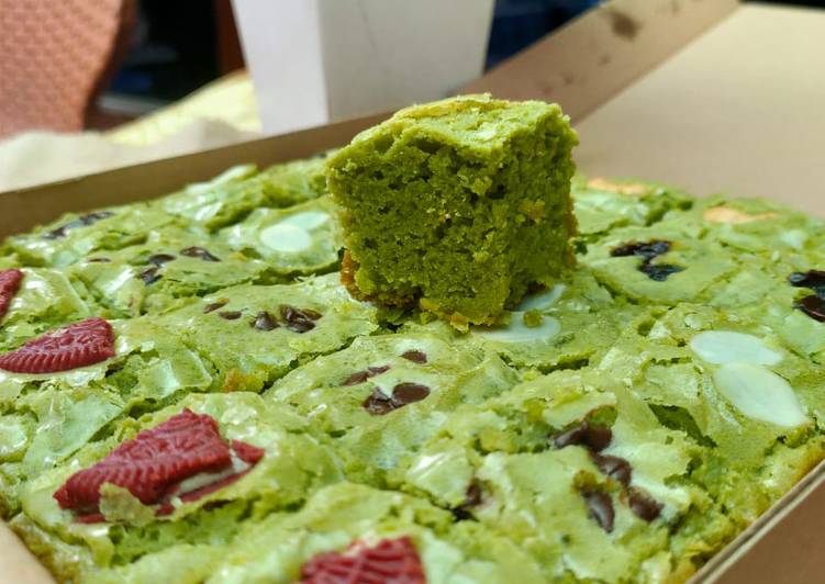 Bumbu Brownies Green Tea | Bahan Membuat Brownies Green Tea Yang Bisa Manjain Lidah