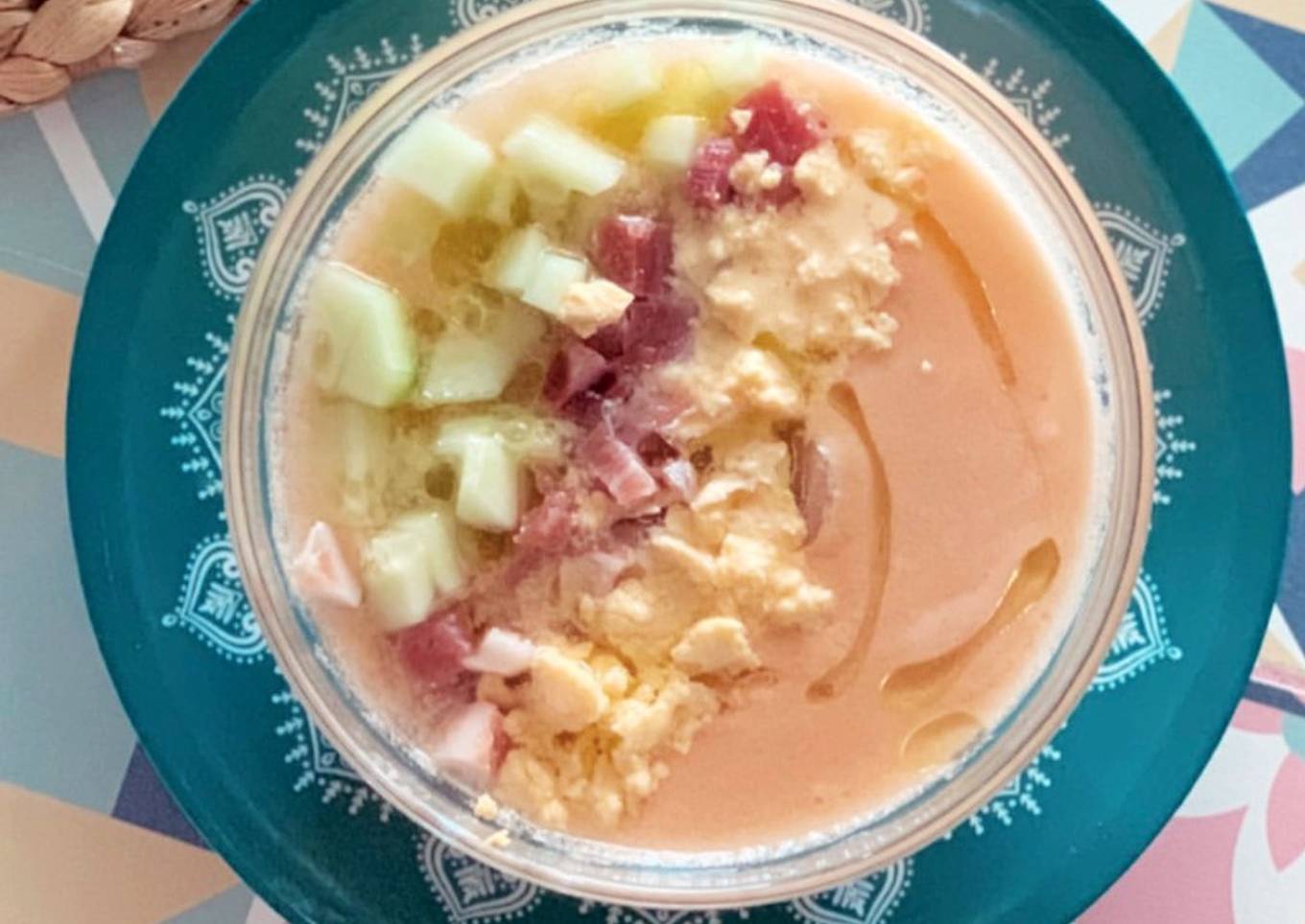 Gazpacho de tomate y manzana