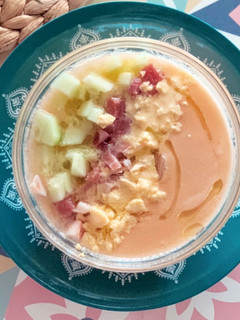 A picture of Tomato and Apple Gazpacho.
