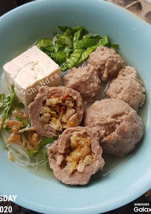 Foto resep Bakso tetelan mercon dan kuah bakso no vitsin aman untuk anak👍