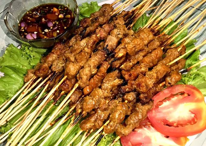 Anti Ribet, Buat Sate Sapi Sambal Kecap Irit Anti Gagal