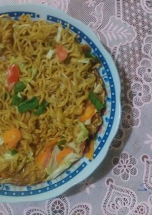 Foto resep Pizza mie dan sayur