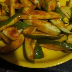 Instant Kachi ambi pickle A picture of Instant Kachi ambi pickle.
