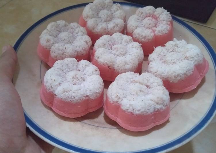 Resep Putri ayu pink (tepung beras) Anti Gagal