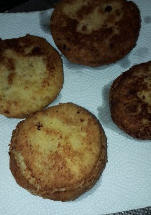 Una foto de Papanesa o milanesa de papa
