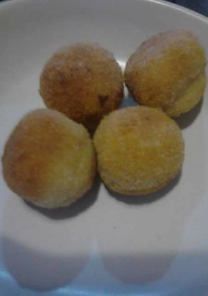 Una foto de Croquetas de pechuga y beicon