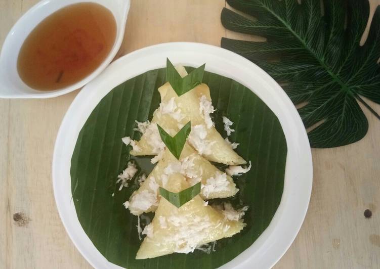 resep cara bikin Lupis Ketan