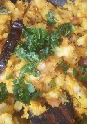 A picture of Dosa wale masala aloo.