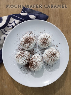 Foto resep Mochi Wafer Caramel (tanpa tepung ketan)