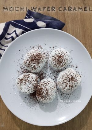 Foto resep Mochi Wafer Caramel (tanpa tepung ketan)