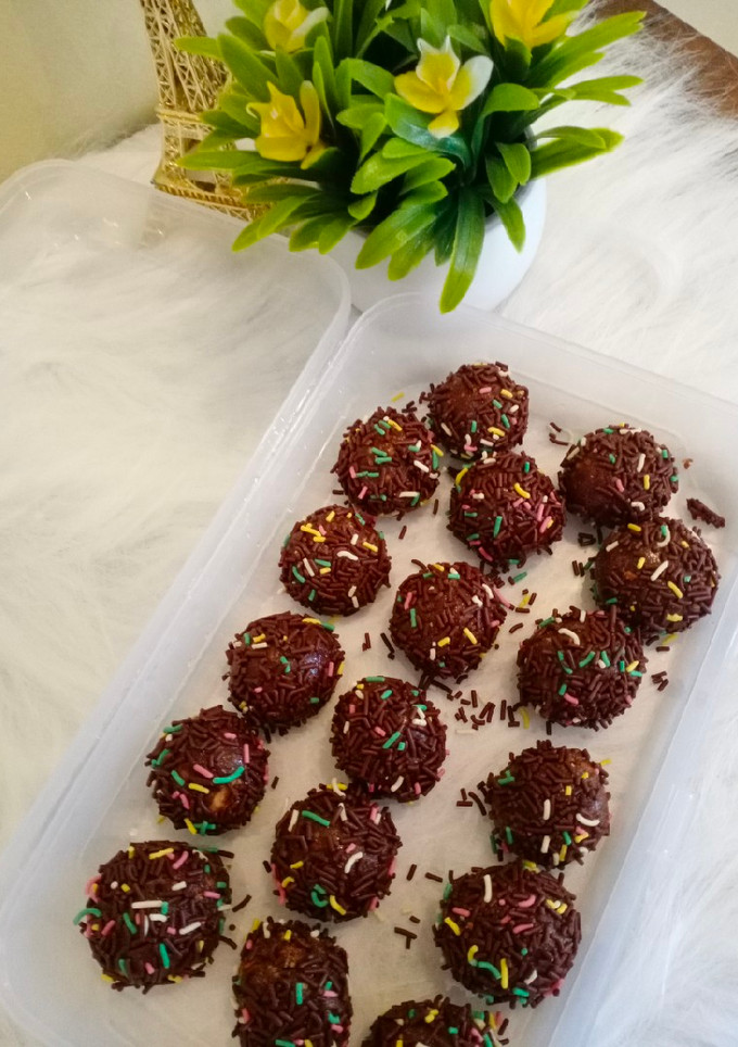Foto resep Bola bola coklat sepanjang masa!!