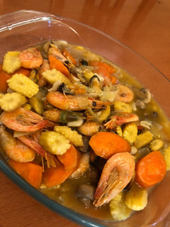 Foto resep Capcay seafood kuah kental