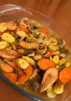 Foto resep Capcay seafood kuah kental