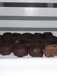Una foto de Alfajores de chocolate