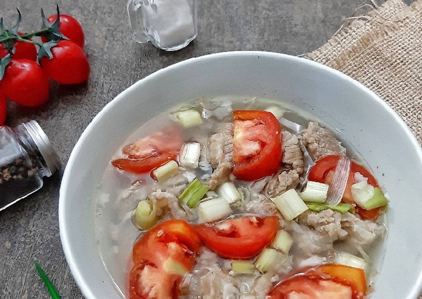 Soto Sapi Kuah Bening