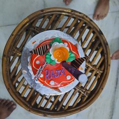 A picture of Orange cake.