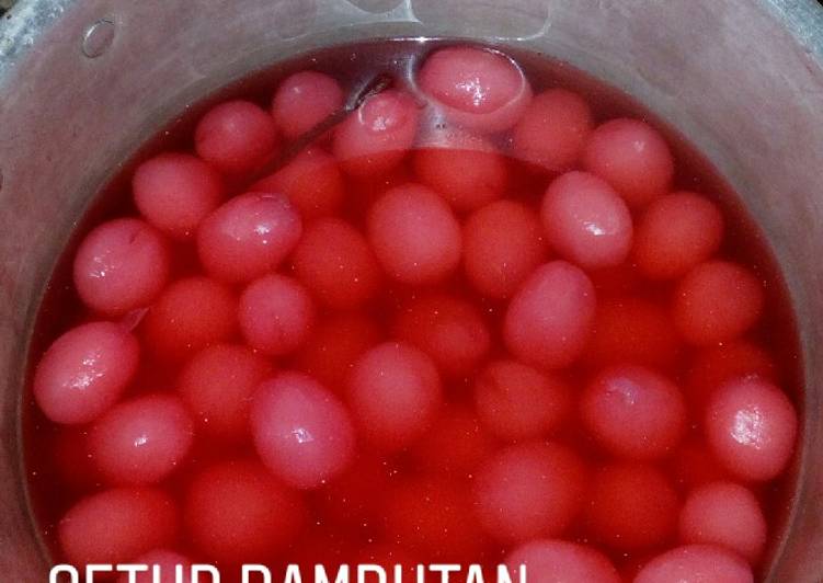 Setup rambutan(manisan rambutan)