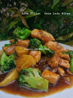 Foto resep Ayam Fillet Saus Lada Hitam
