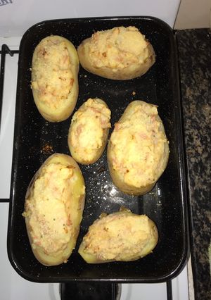 Una foto de Papas rellenas!