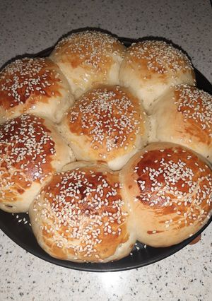 عکسی از دستور نان با مغز شکلات