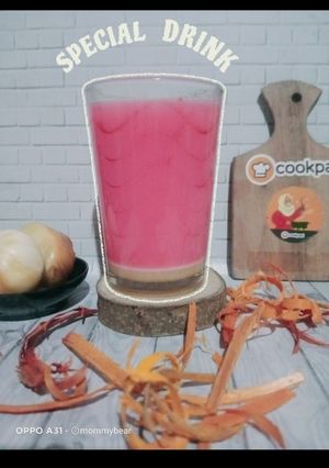 Foto resep Wedang secang susu jahe