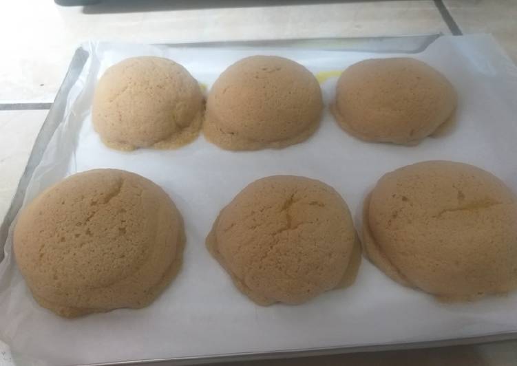 Bagaimana Membuat Mexican bun (roti boy KW) Anti Gagal
