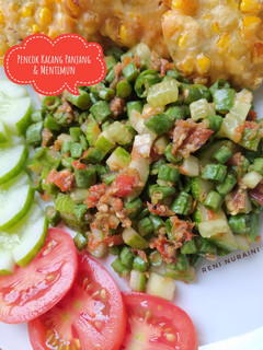 Foto resep Pencok Kacang Panjang dan Mentimun