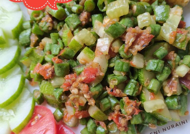 Pencok Kacang Panjang dan Mentimun