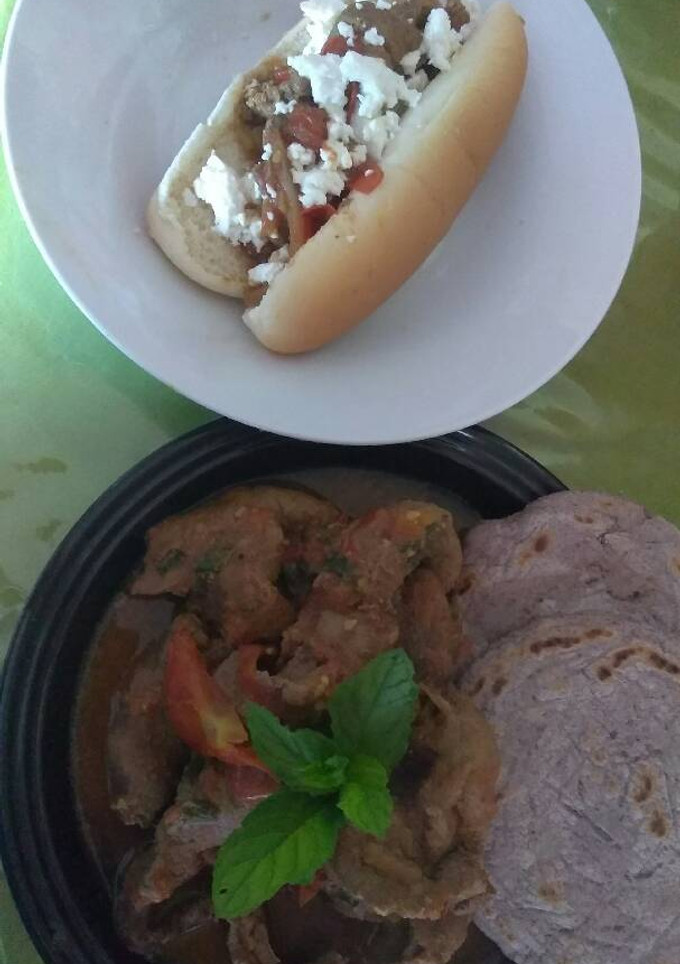 Una foto de Hígado de res en su salsa