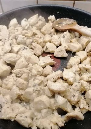Tárkonyos mustáros csirkemell recept fotója