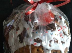 Una foto de Pan dulce fácil o panettone