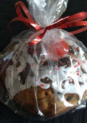 Una foto de Pan dulce fácil o panettone