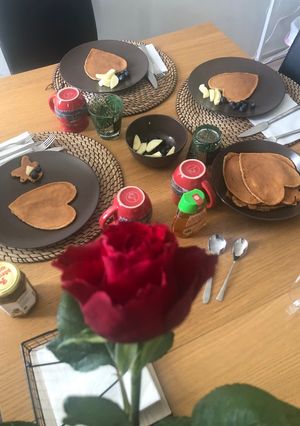 Φωτογραφία της συνταγής Pancakes νηστίσιμα με μπανάνα
