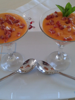 Una foto de Salmorejo