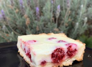 Una foto de Kuchen de frambuesas