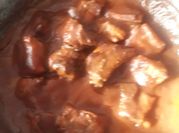 Una foto de salsa de arándanos para carne