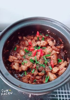 Hình của món Kho quẹt ba rọi.