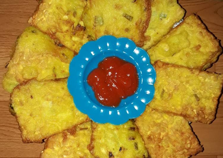 Tempe goreng rasa mendoan