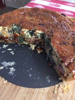 Una foto de Quiche o tarta de acelgas