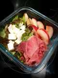 Salade fraîcheur jambon et pêches